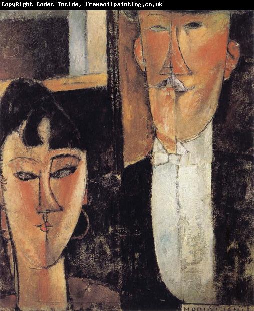 Amedeo Modigliani Bride and Groom